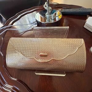 Vintage Elegant Gold Clutch Bag